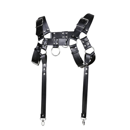 Men’s Leather Look Harness