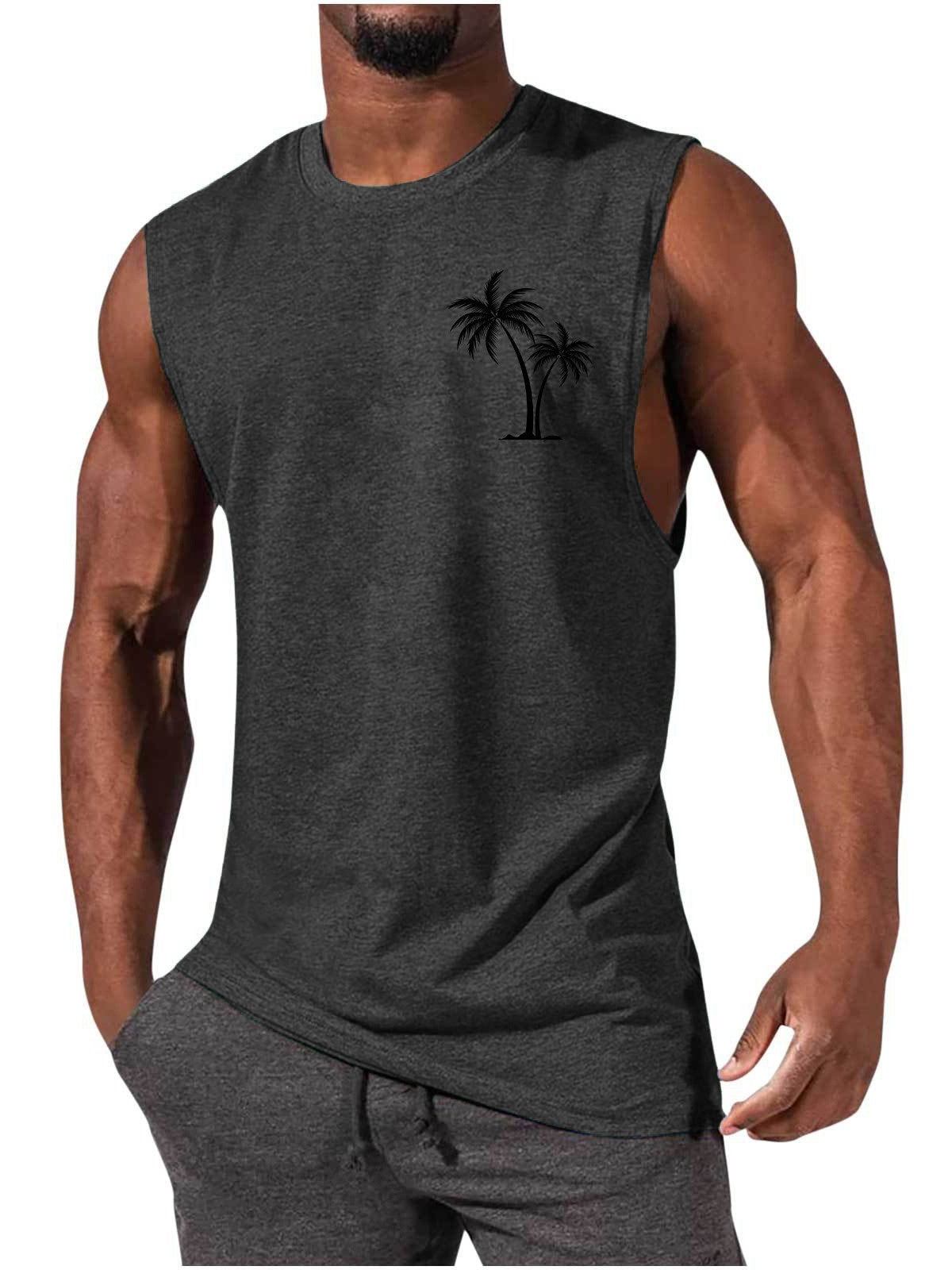 Muscle cut out Tank Top