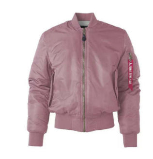 Reversible BF Loose Short Couple Retro Air Force Bomber Jacket