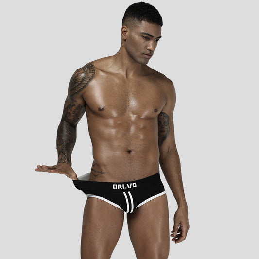 Men's Low Waist Stretch Cotton Briefs