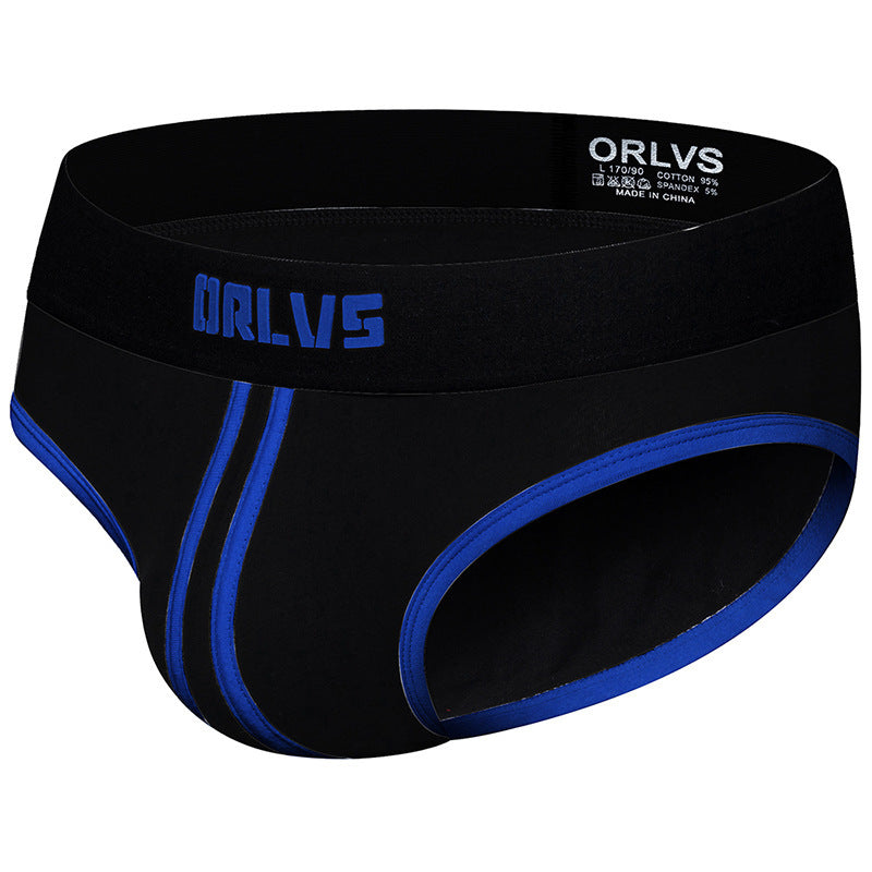 Men's Low Waist Stretch Cotton Briefs