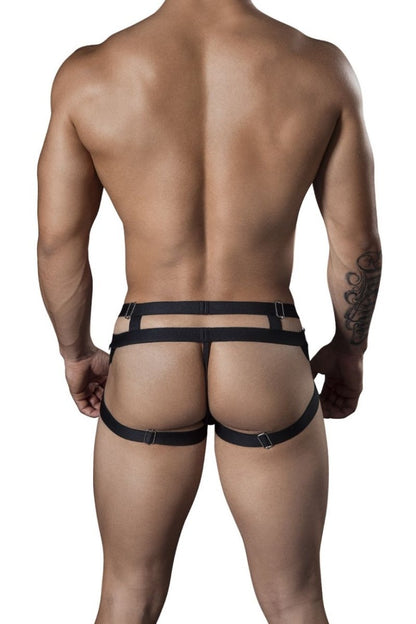 Mens Black Jockstrap CandyMan