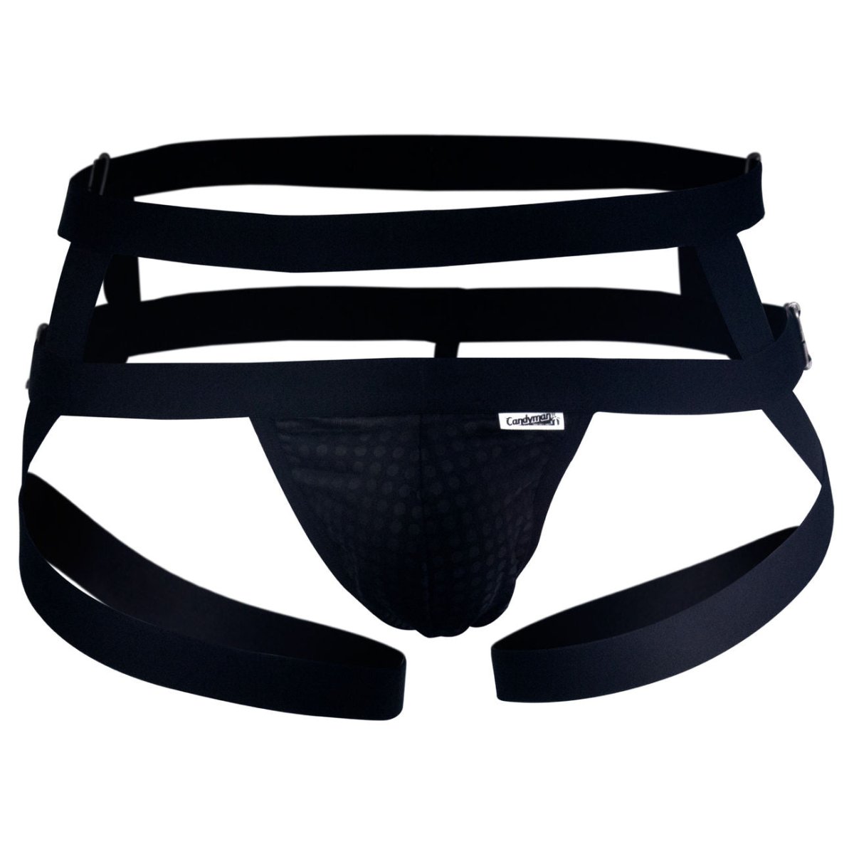 Mens Black Jockstrap CandyMan