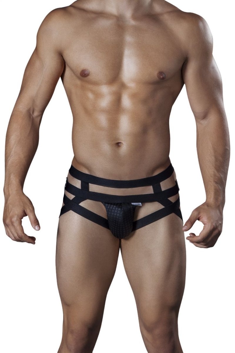 Mens Black Jockstrap CandyMan