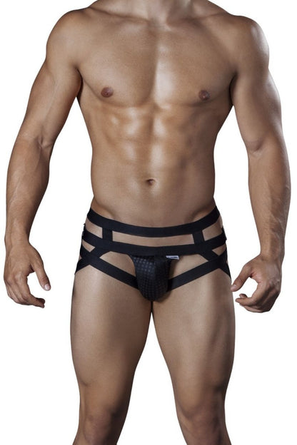 Mens Black Jockstrap CandyMan