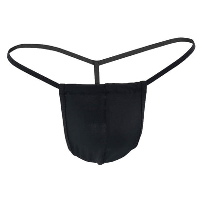 Mens Black G-String Thong