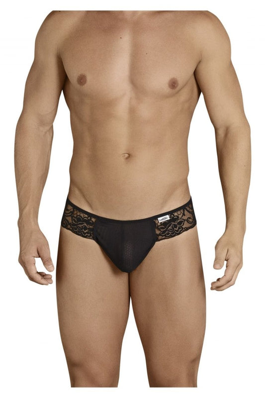 Mens Black thong