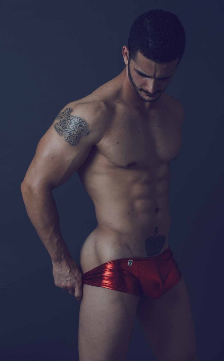 Mens Sexy shiny Boxer